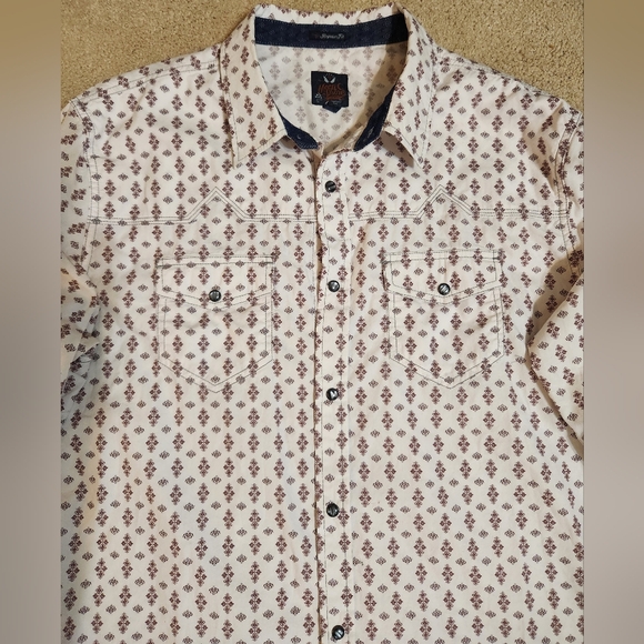 Moon Shine Mens Country Shirt - Picture 2 of 6